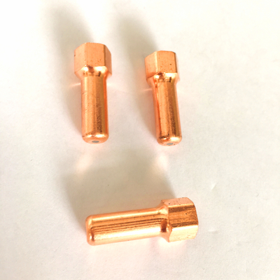 Os materiais de consumo de cobre do cortador do plasma, cortador do plasma de Esab parte o bocal PT100
