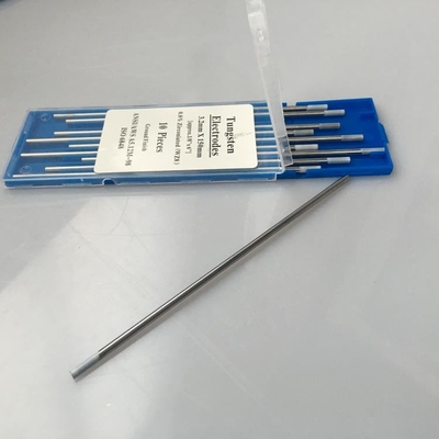 elétrodos de soldadura azuis do tungstênio WT20 de 1.0*150mm